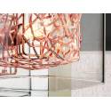 Aplique de pared Lios 1L cristal cobre - Schuller