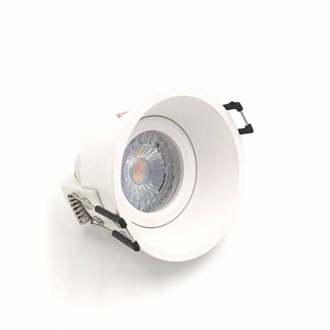 Foco empotrable Koni fijo aluminio blanco de Bpm