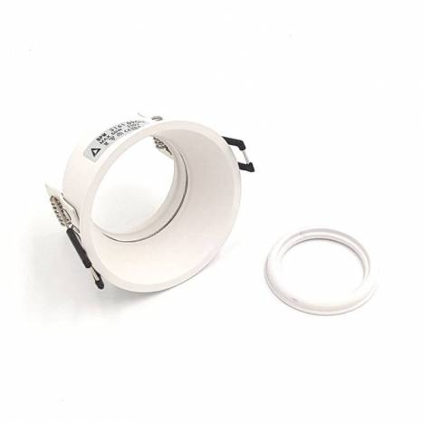 Foco empotrable Koni fijo aluminio blanco de Bpm