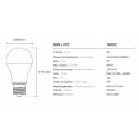 MASLIGHTING Smart LED bulb 9w E27 RGB+W WIFI
