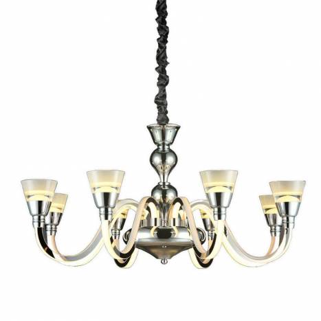 Lámpara colgante Chandelier 8L 96w LED - Kelektron