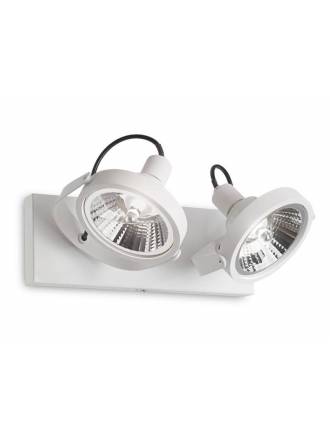 IDEAL LUX Glim 2L GU10 13w LED surface spotlight