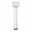TRIO Tandori LED white fabric floor lamp