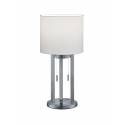 Lámpara de mesa Tandori LED tela blanca - Trio