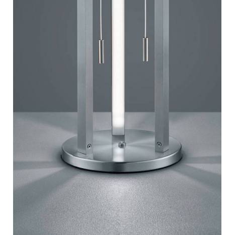 TRIO Tandori LED white fabric table lamp