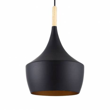 Lámpara colgante Lund 1L E27 negro - Jueric Lámpara colgante Lund 1L E27 negro - Jueric