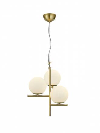 TRIO Pure 3L E14 glass pendant lamp