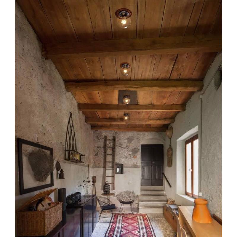 Copper shop recessed lighting
