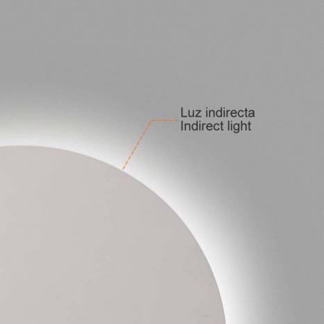 FARO Luna 5w LED wall lamp plaster