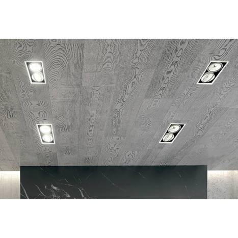 Foco empotrable Kuvet LED 2x10w aluminio blanco de Bpm
