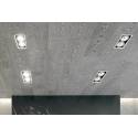 Foco empotrable Kuvet LED 2x10w aluminio blanco de Bpm