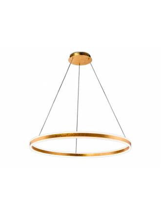 SCHULLER Helia LED gold leaf pendant lamp
