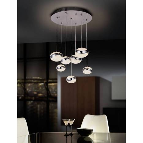 SCHULLER Lipse 7L LED pendant lamp