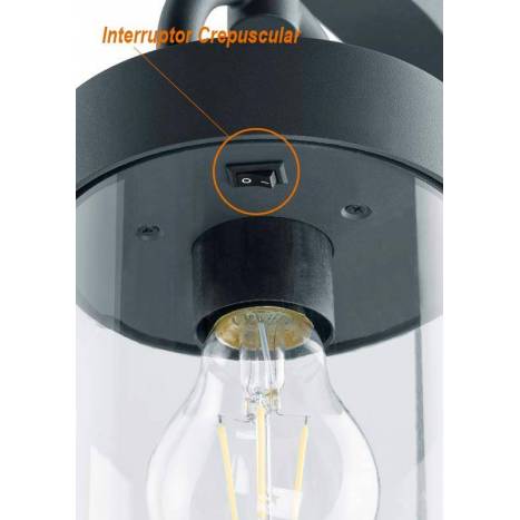 TRIO Sambesi E27 IP44 anthracite beacon lamp