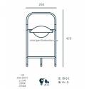 Lámpara de mesa Wong 2L G9 - Aromas