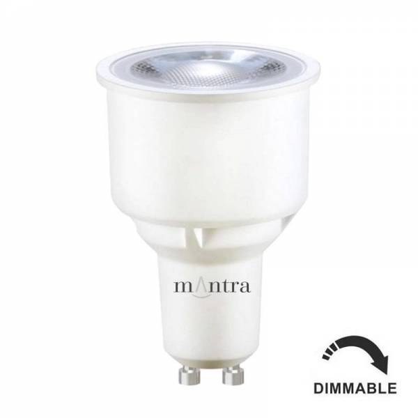 MANTRA dimmable GU10 LED 9w 50°