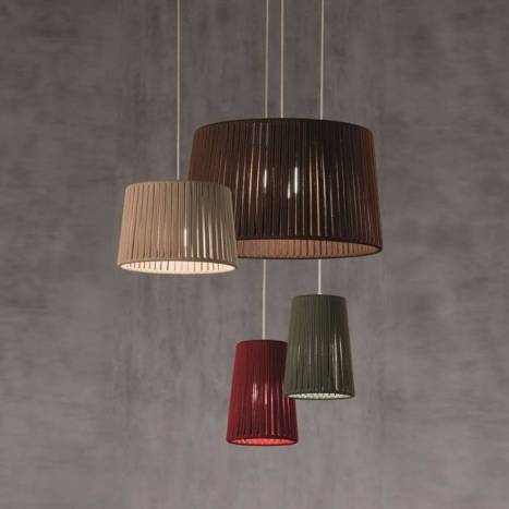 OLE by FM Drum pendant lamp rope colors