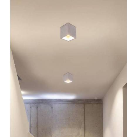 TRIO Cube GU10 concrete surface lamp