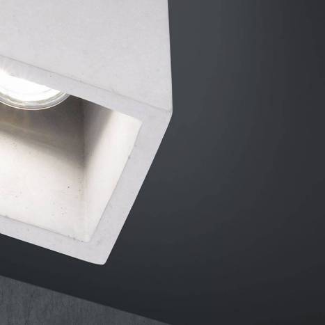 TRIO Cube GU10 concrete surface lamp