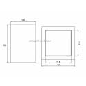 TRIO Cube GU10 concrete surface lamp