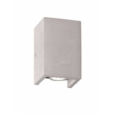 TRIO Cube 2L GU10 concrete wall lamp
