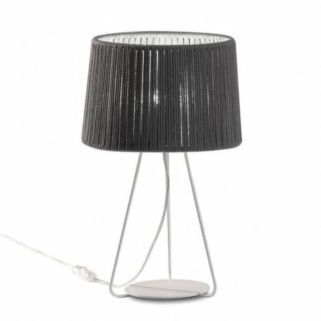 Lámpara de mesa Drum 1L E27 cuerda - Ole Lámpara de mesa Drum 1L E27 cuerda - Ole