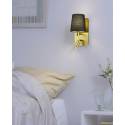 Aplique de pared Marriot E14 + LED oro - Trio