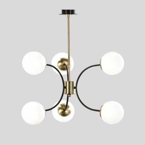 Lámpara colgante Moon 6L E27 - Ilusoria