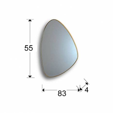 SCHULLER Orio 84x55 wall mirror