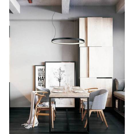 XANA Lena LED pendant lamp black