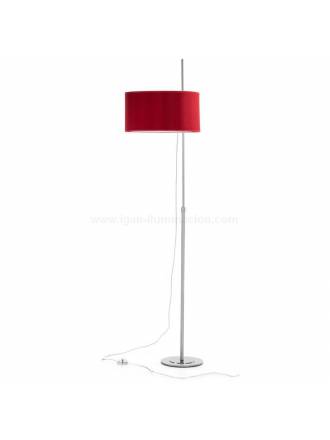 ILUSORIA Telescopic E27 fabric floor lamp