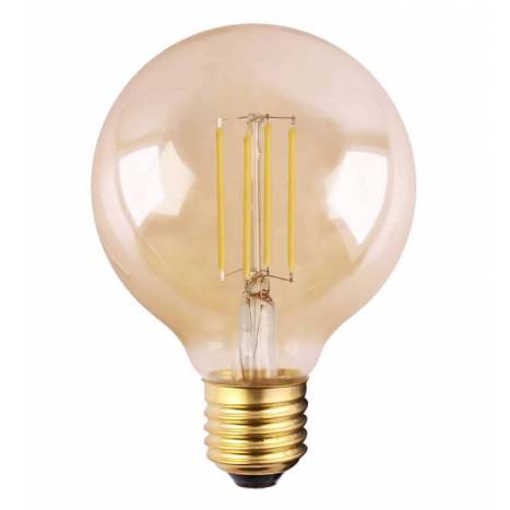 MANTRA Amber G95 LED E27 bulb 6.5w