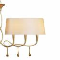 Mantra Paola pendant lamp 2 arms 6L gold