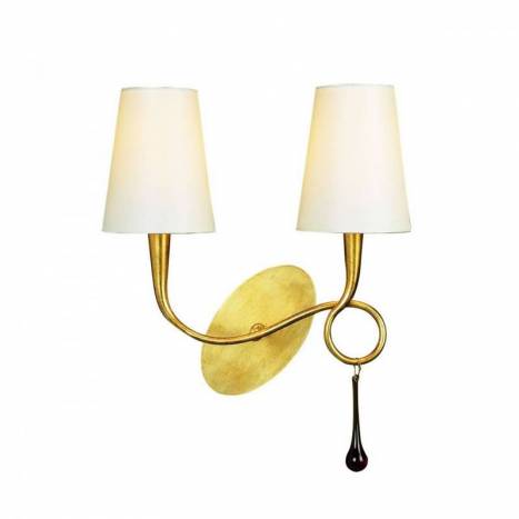 Mantra Paola wall lamp 2 arms 2L gold