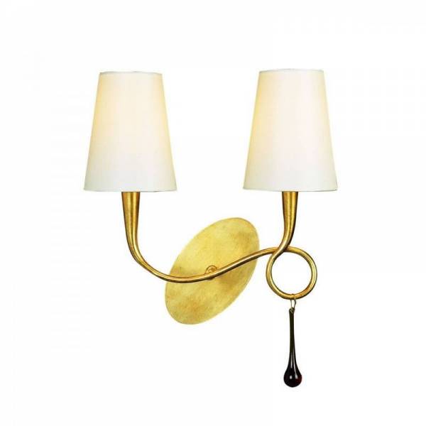 Mantra Paola wall lamp 2 arms 2L gold