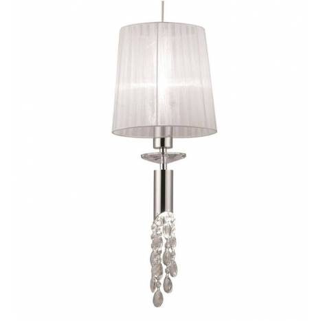 Mantra Tiffany pendant lamp 23cm chrome