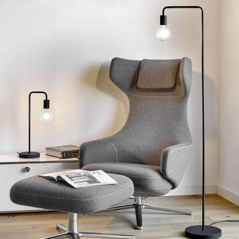 TRIO Diallo 1L E27 table lamp metal