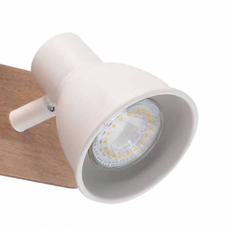 Regleta de focos Miko 4L GU10 blanco - Jueric