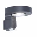 LUTEC Diso Solar LED + sensor IP44 wall lamp