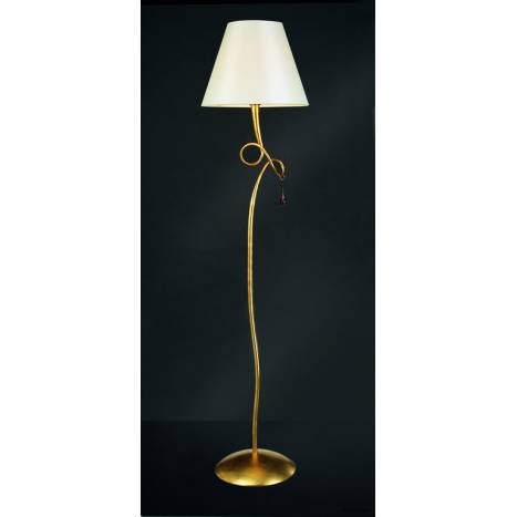 Mantra Paola floor lamp 1L gold