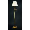 Lampara de pie Paola 1 luz oro pantalla crema de Mantra