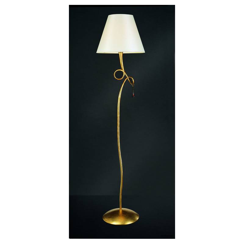 Mantra Paola floor lamp 1L gold