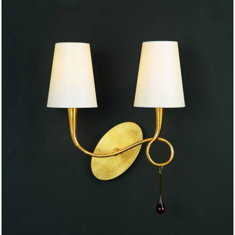 Mantra Paola wall lamp 2 arms 2L gold