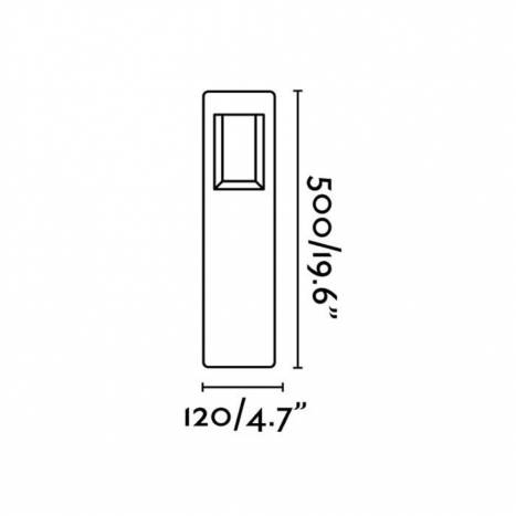 Baliza Naya LED 8w IP54 - Faro