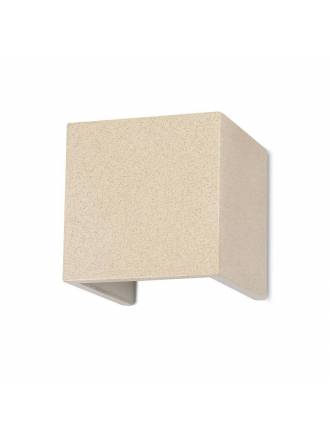 Aplique de pared Taos 12w IP65 cemento blanco - Mantra