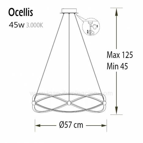 Lámpara colgante Ocellis Led - Schuller