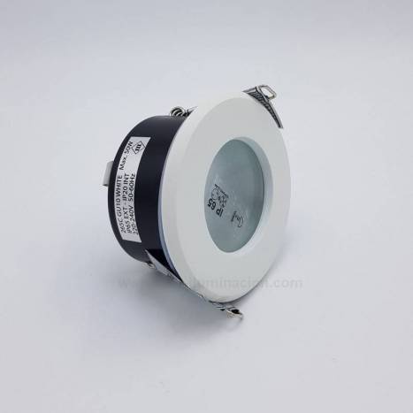 Foco empotrable 265 estanco IP65 circular blanco de Onok