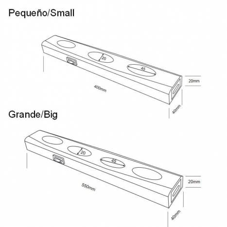 TRIO Aragon LED cabinet strip + switch