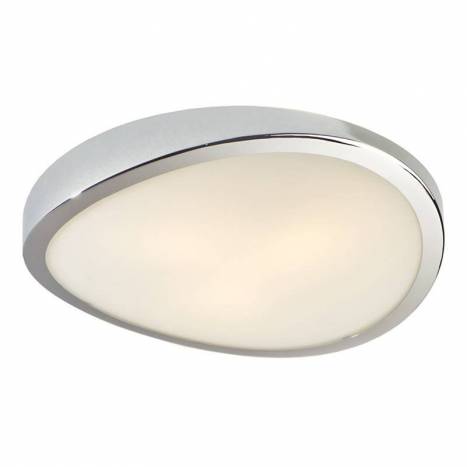 Plafon de techo Leda 3 luces cromo brillo y cristal Schuller