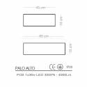 Plafón de techo Palo Alto LED 36w - Ilusoria